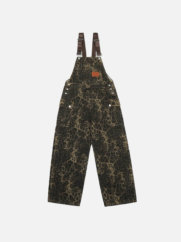 Aelfric Eden Leopard Print Overalls