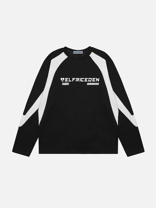 Aelfric Eden Patchwork Racing Vibes Sweatshirt 