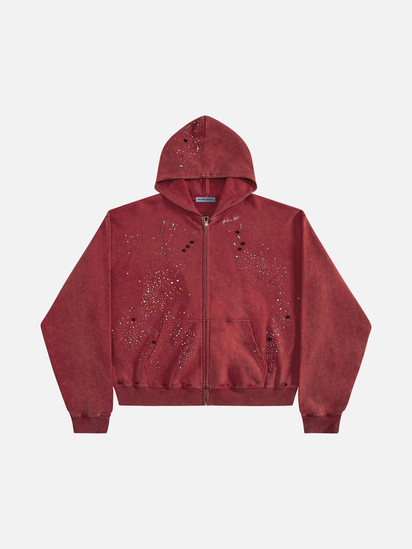 [Pre-Order] Aelfric Eden Rhinestone Zip Up V302 Hoodie