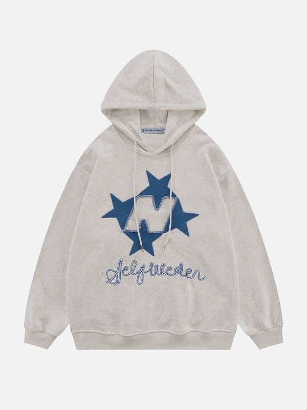 Aelfric Eden Stellaris bestickter Kapuzenpullover