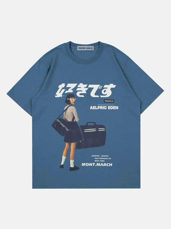 Aelfric Eden "好きです" Japanese Girl Graphic Tee