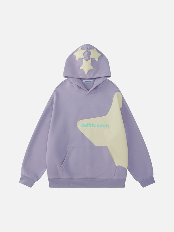 Aelfric Eden Incomplete Star Print Hoodie