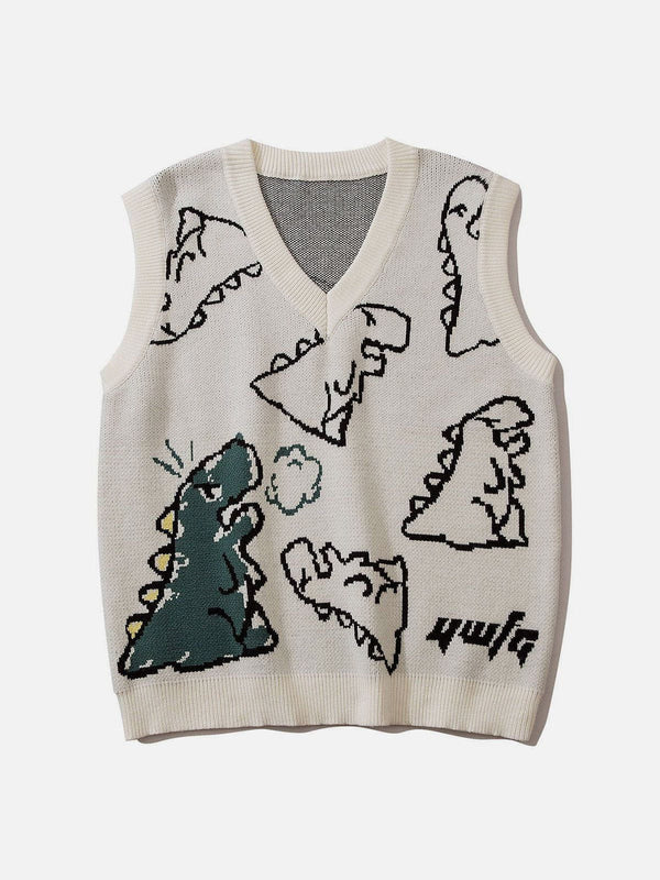 Aelfric Eden Little Dinosaur Graphic Sweater Vest