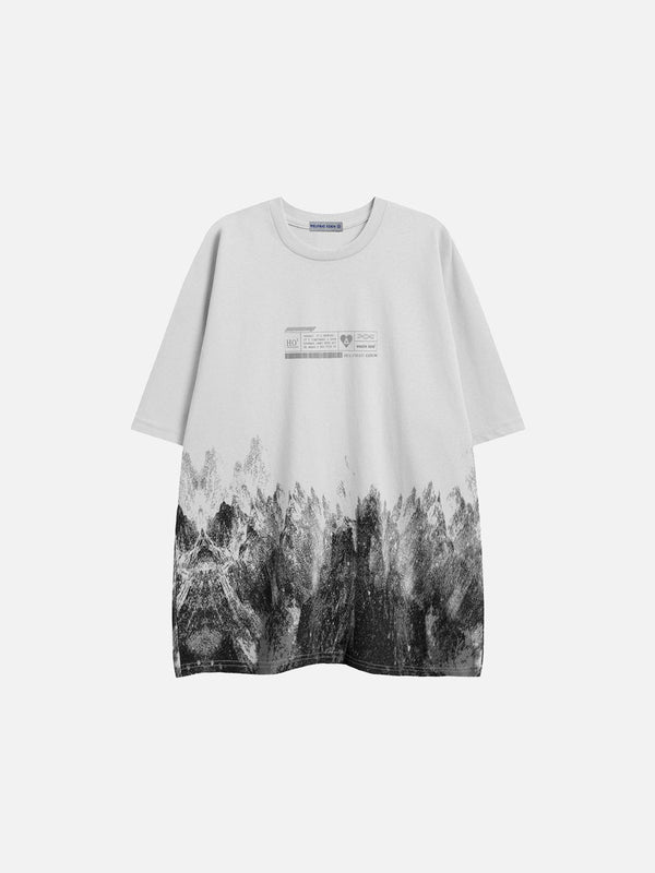 Aelfric Eden Snow Mountain Graffiti-Grafik-T-Shirt