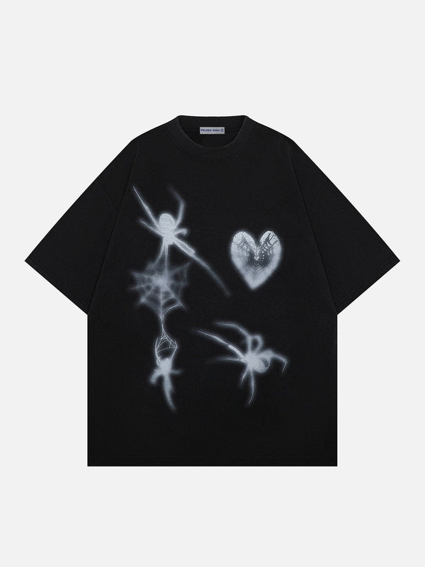 Aelfric Eden Blurring Spider Print T-Shirt