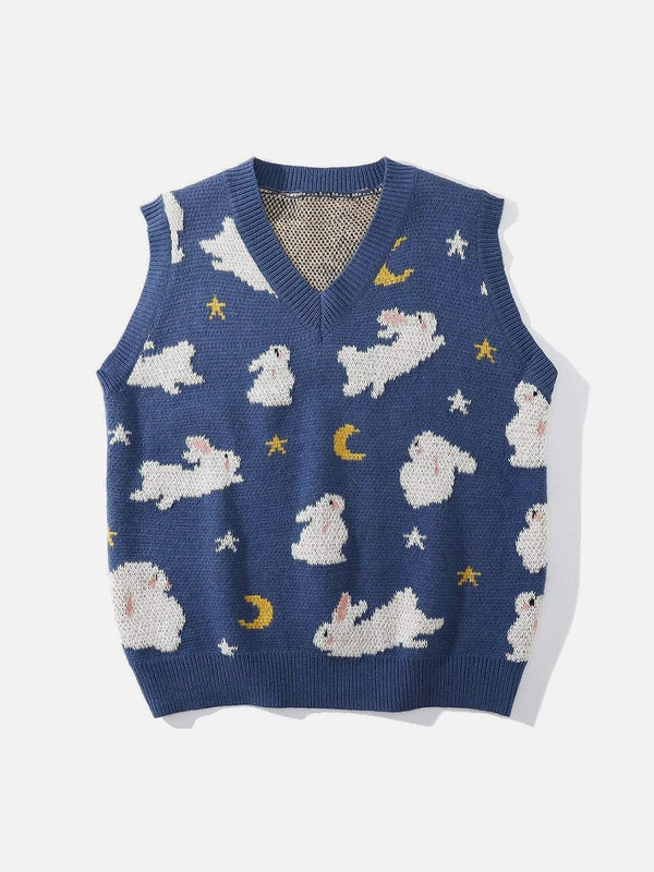 Aelfric Eden Moon Rabbit Knit Sweater Vest