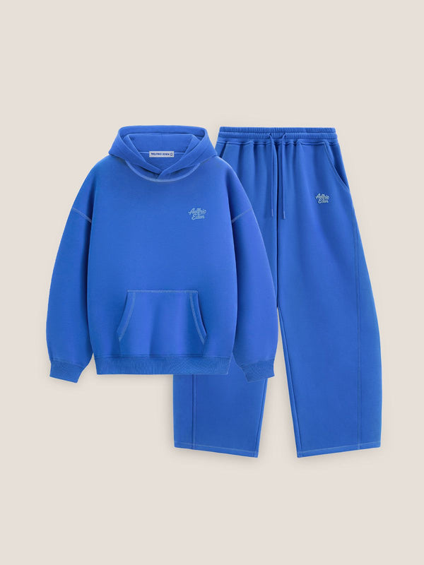 Cloud Essential Fleece Pullover Hoodie Super Baggy Sets