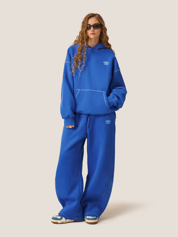 Cloud Essential Fleece Pullover Hoodie Super Baggy Sets