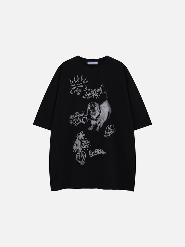 Aelfric Eden Graffiti Dog Tee