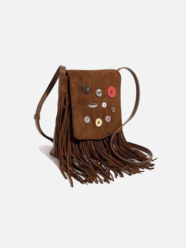 Suede Tassel Bag