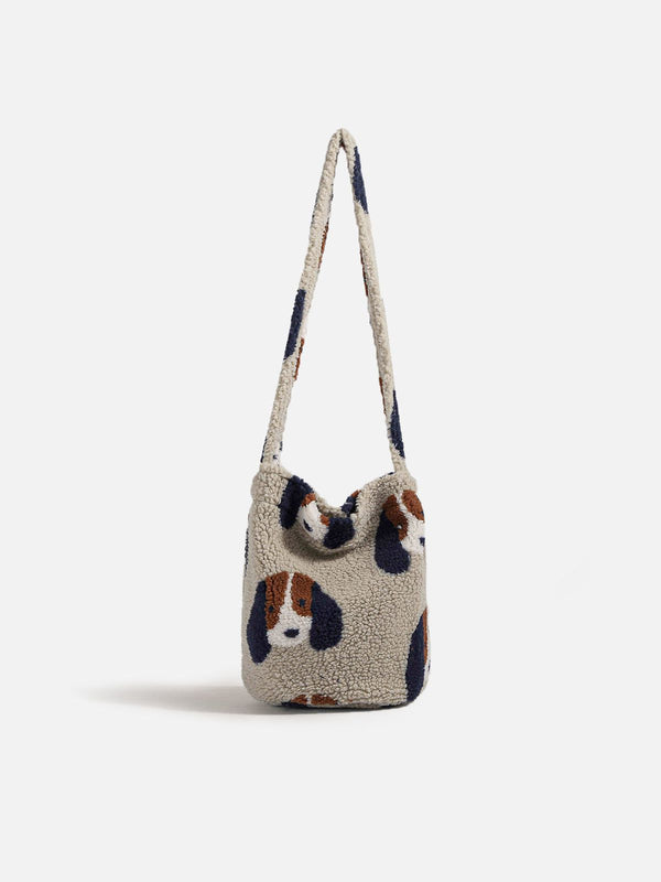 Plüschtasche mit Cartoon-Hund