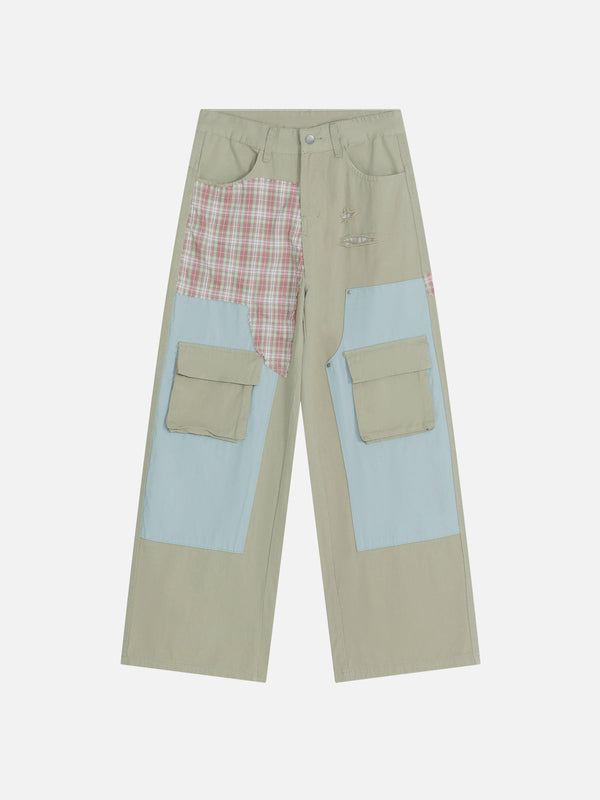 Aelfric Eden Irregular Patchwork Cargo Pants