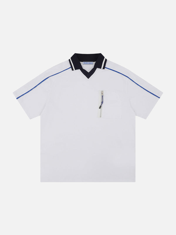 Aelfric Eden Basic V-Neck Polo Tee