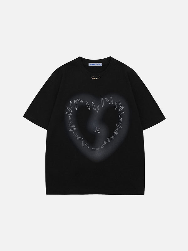 Aelfric Eden Pin Heart Print Tee