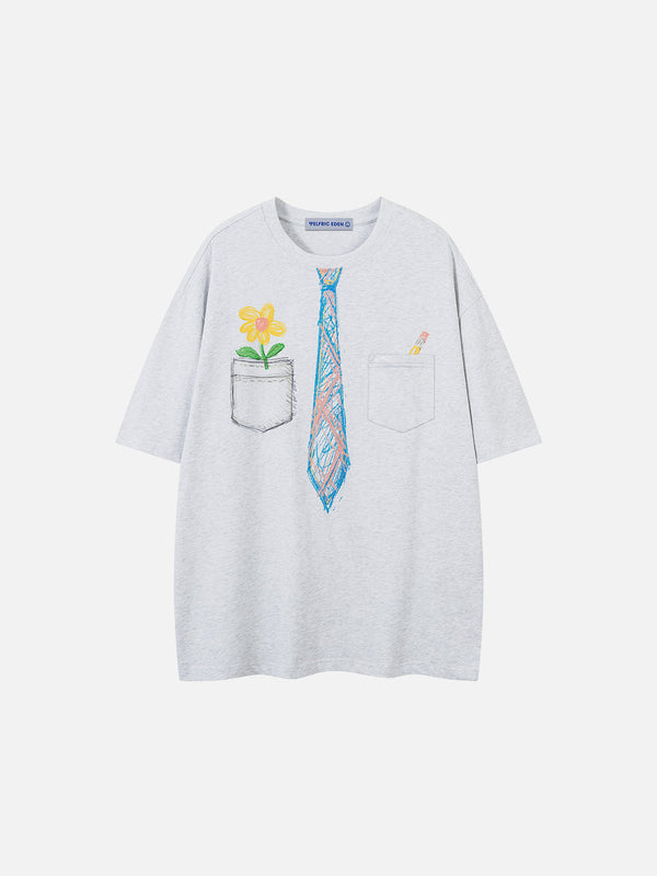 Aelfric Eden Graffiti Necktie Tee