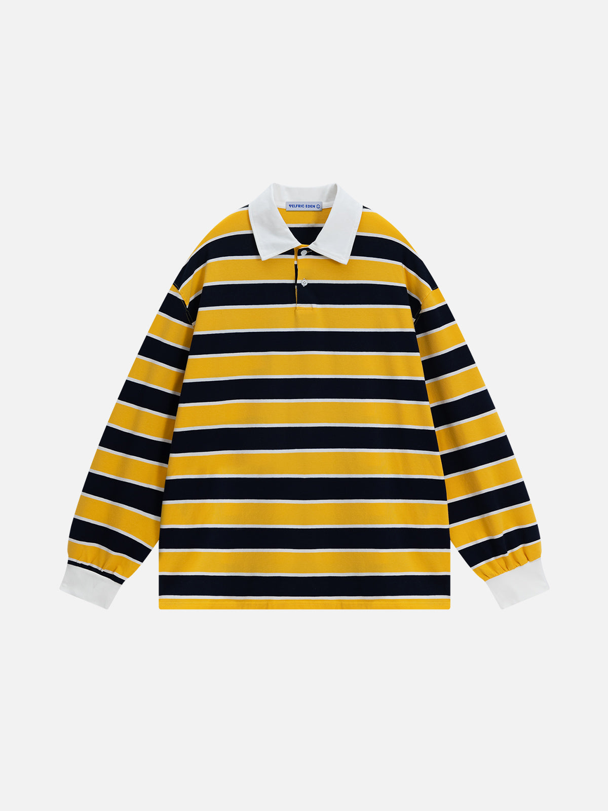 Aelfric Eden Stripe Number Polo Long Sleeve Tee