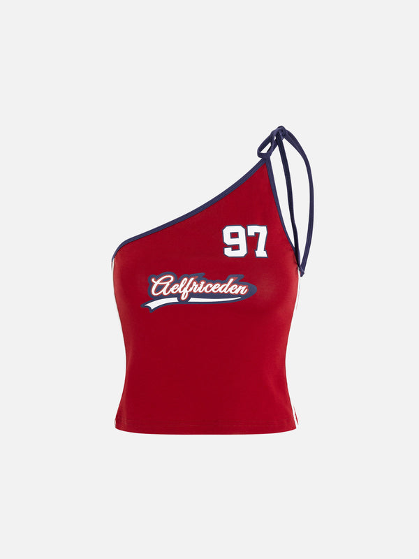 Aelfric Eden Oblique Shoulder Print Cami Top
