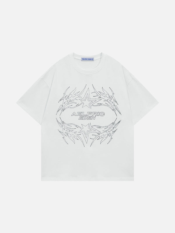 Aelfric Eden Thorny Star Print Tee