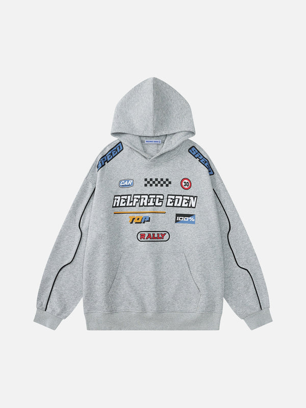 Aelfric Eden Racing Print Pullover Hoodie