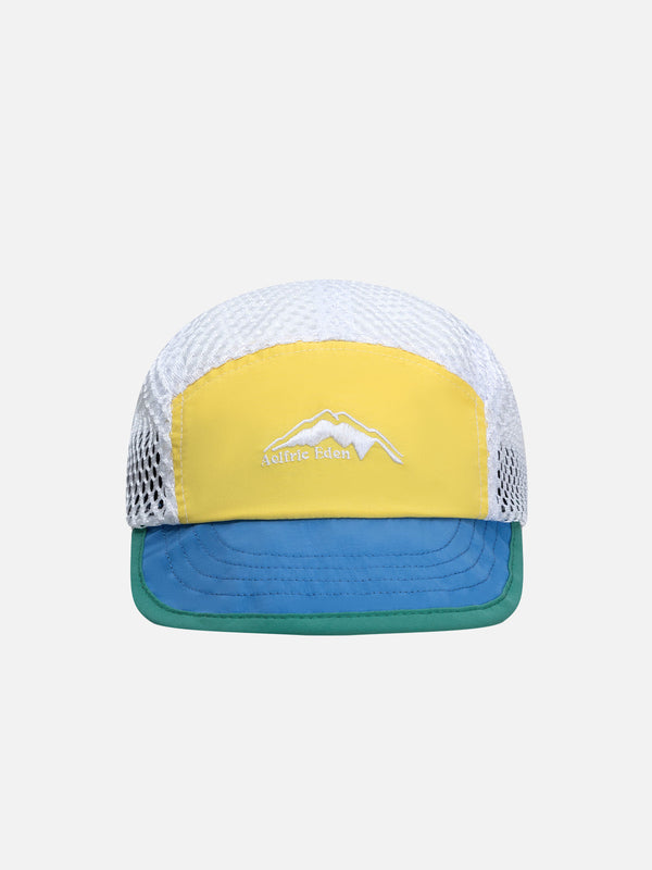 Color Blocking Mesh Cap
