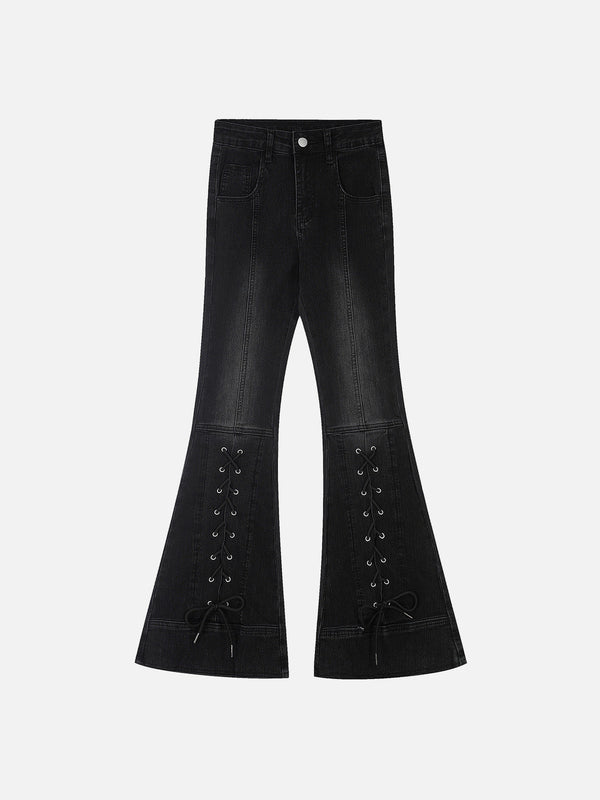 Aelfric Eden Drawstring Washed Bootcut Jeans