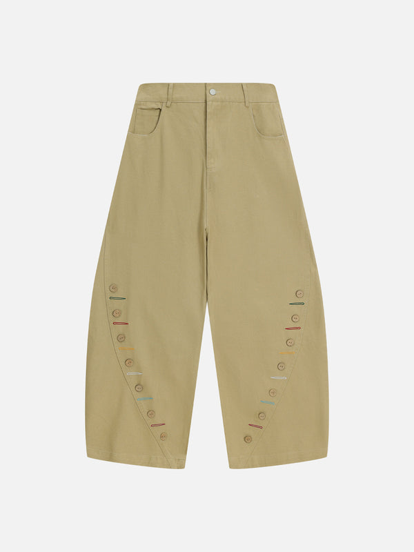 Aelfric Eden Button Super Baggy Barrel Pants