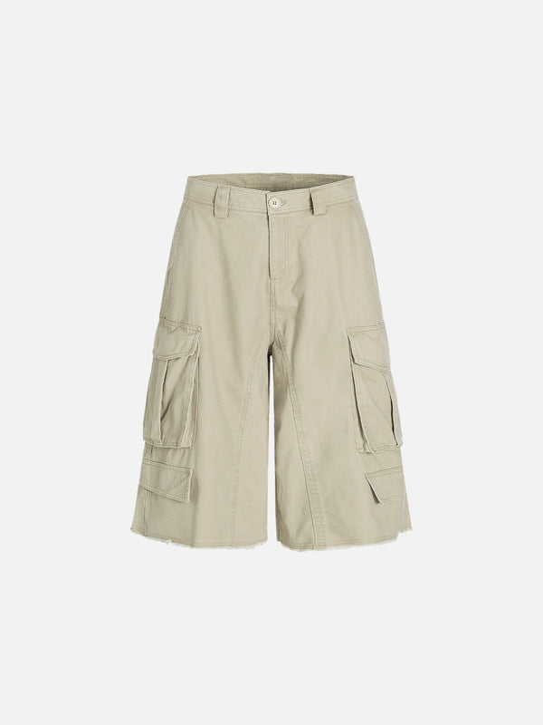 Aelfric Eden Multi Pocket Longline Cargo Shorts