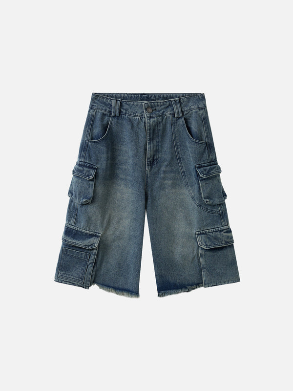 Aelfric Eden Multi Pocket Fringe Jorts