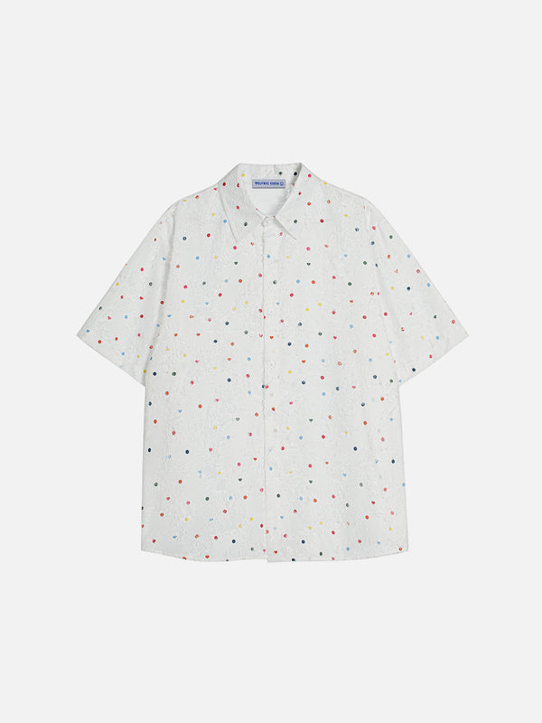 Aelfric Eden Colorful Texture Short Sleeve Shirt