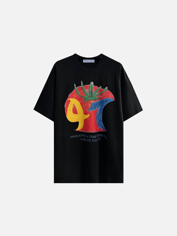 Aelfric Eden Graffiti Tomato Print Tee