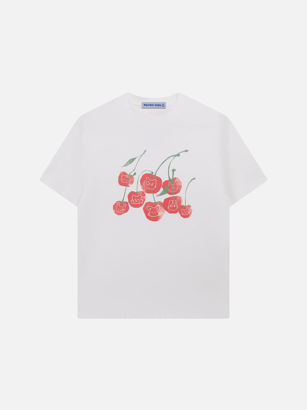 Aelfric Eden Cartoon Cherry Print Tee