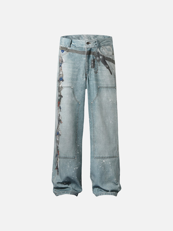 Aelfric Eden 3D Print Jeans