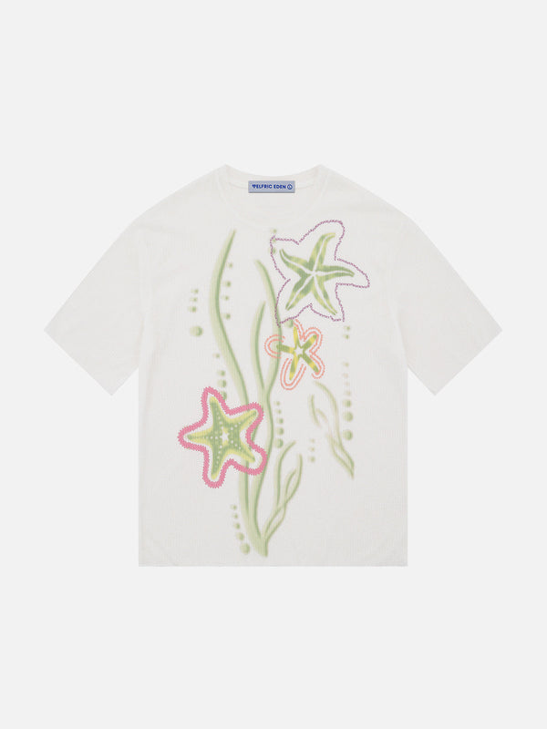 Aelfric Eden Starfish Print Boxy Tee