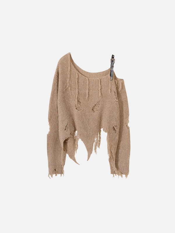 Aelfric Eden Irregular Distressed Sweater