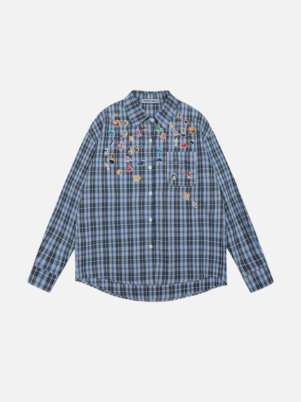 Aelfric Eden Cartoon Stickers Long Sleeves Shirt