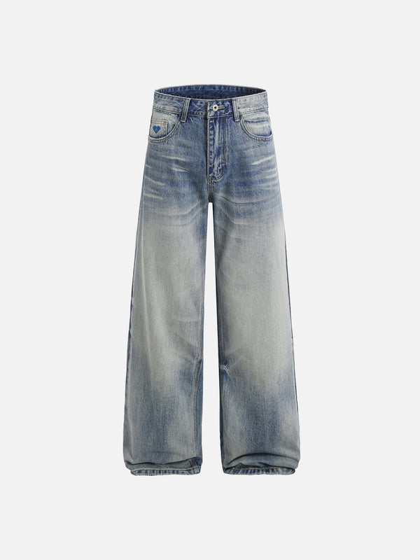 Aelfric Eden Washed Graphic Baggy Jeans