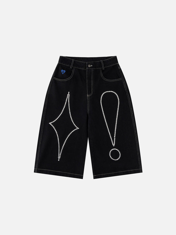 Aelfric Eden Hotfix-Strass-Longline-Jeans