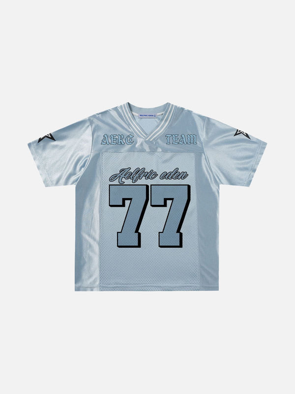 Aelfric Eden Mesh Patchwork Football Jersey