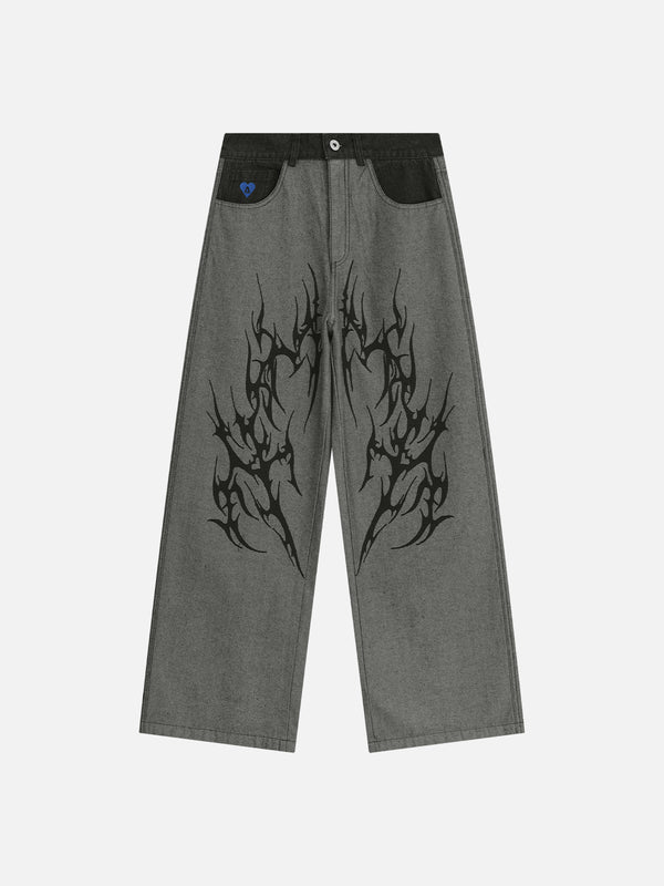 Aelfric Eden Jeans mit Blade-Print
