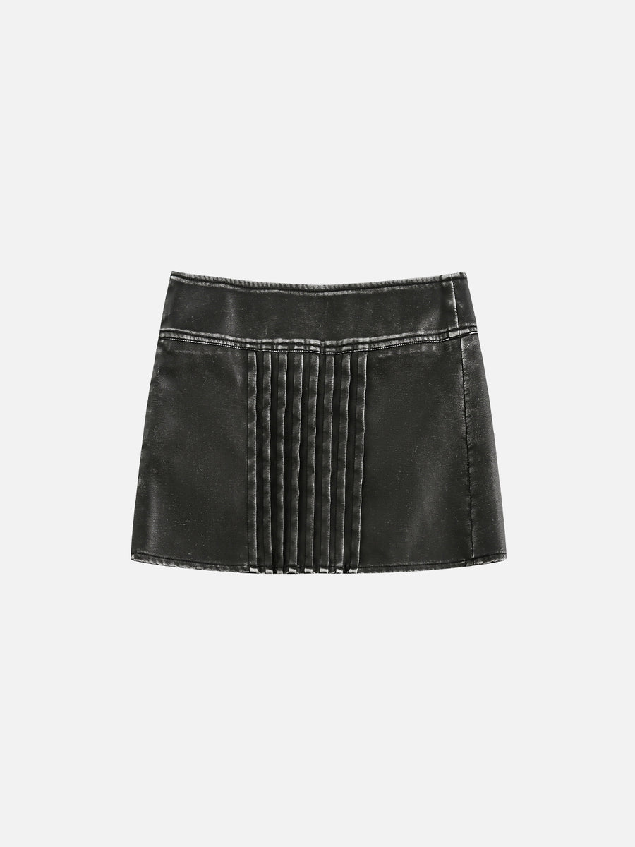 Aelfric Eden Wrinkle Faux Leather Skirt