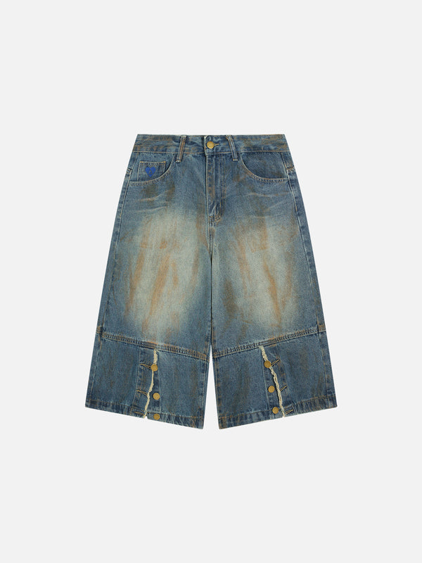 Aelfric Eden Washed Button Longline Jorts