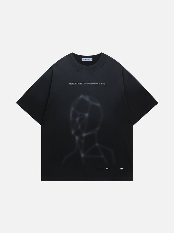 Aelfric Eden Shadow Print Washed T-Shirt