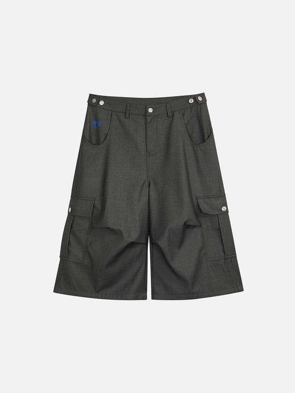 Aelfric Eden – Lange Shorts mit mehreren Taschen