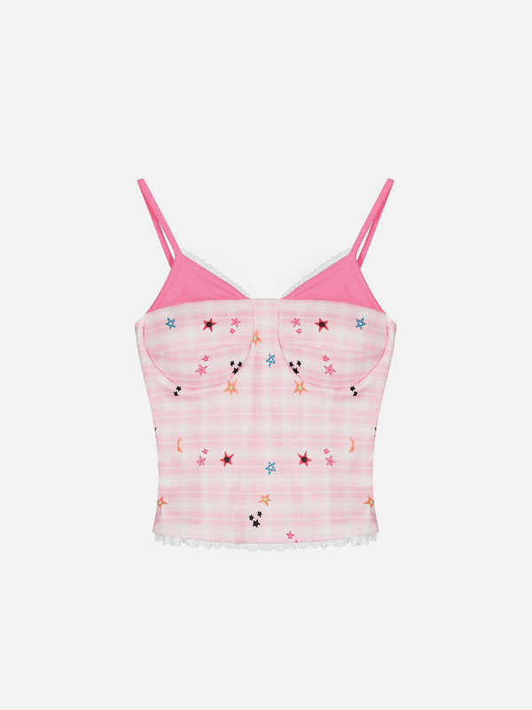 Aelfric Eden – Camisole-Oberteil mit Sternenmuster