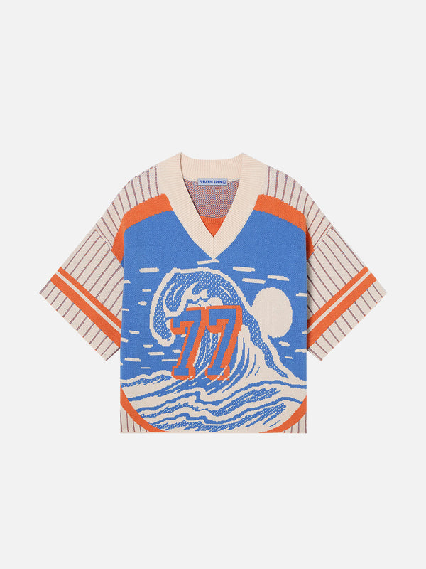 Aelfric Eden Wave Graphic Knit Tee