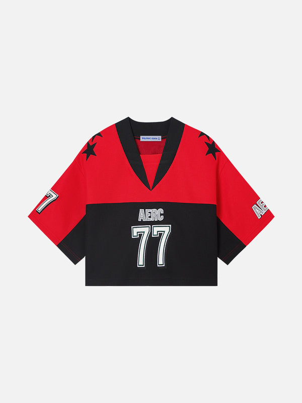 Aelfric Eden Embroidery Number Star Boxy Tee