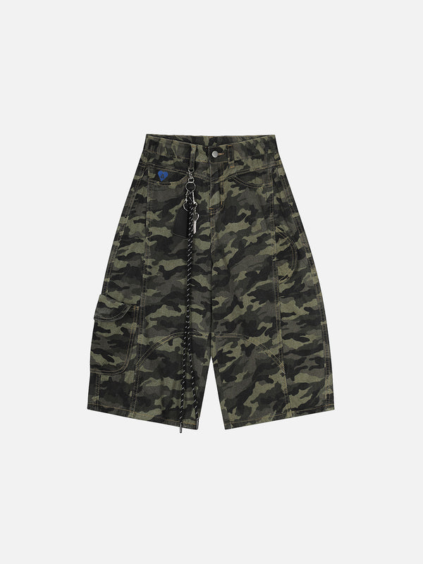 Aelfric Eden Camouflage Longline Barrel Jorts