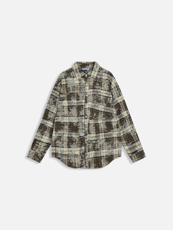 Aelfric Eden Plaid Washed Long Sleeve Shirt