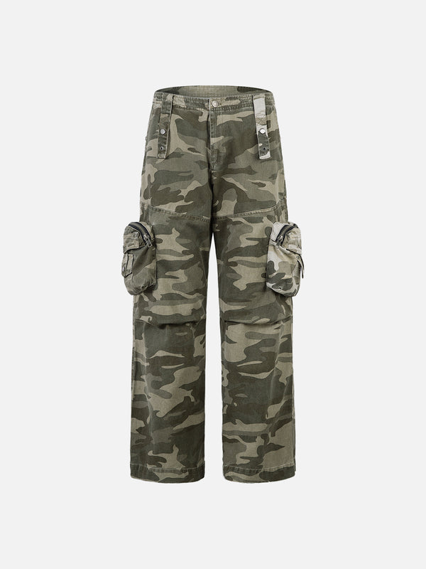 Aelfric Eden Camouflage Multi Pocket Cargo Pants
