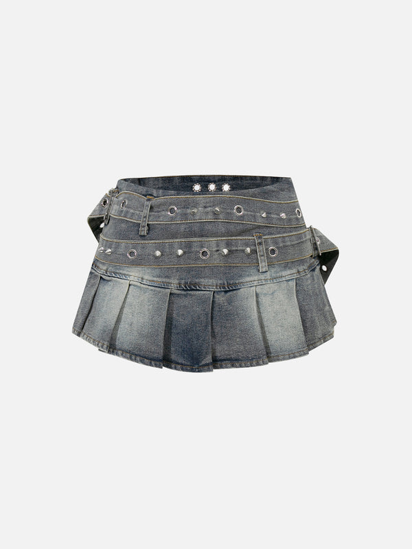 Aelfric Eden Double Belt Washed Skirt